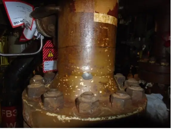 Initial condition of pipework