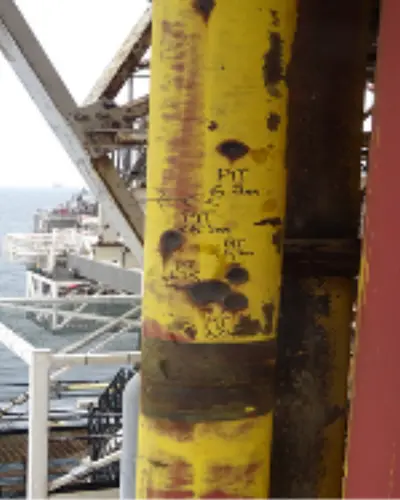 Initial condition of pipework
