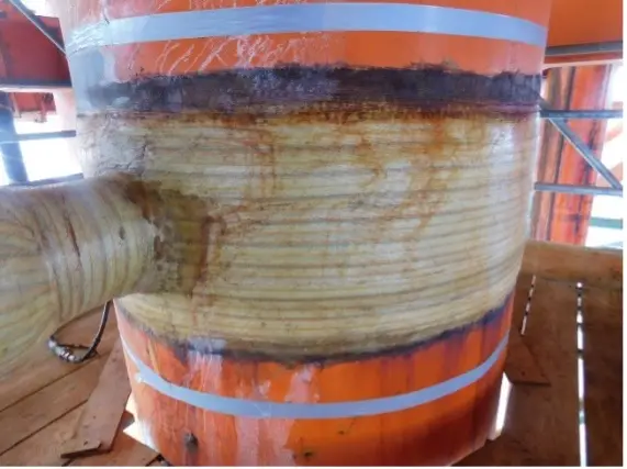 Initial condition of pipework and repair